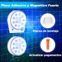 Czemo Luces para Piscina Sumergible Recargable Luces LED Piscina Desmontable con Mando a Distancia Luz Piscina Impermeable IP68