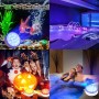 Czemo Luces para Piscina Sumergible Recargable Luces LED Piscina Desmontable con Mando a Distancia Luz Piscina Impermeable IP68