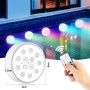 Czemo Luces para Piscina Sumergible Recargable Luces LED Piscina Desmontable con Mando a Distancia Luz Piscina Impermeable IP68
