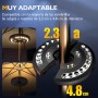 Luces para Sombrillas, Eletorot Luz Sombrilla Exterior 3 Modos de Iluminación USB Recargable Lámpara Paraguas Para Piscina,