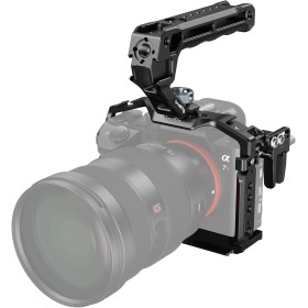 SMALLRIG A7 III / A7R III Kit de Jaula para Cámara para Sony Alpha 7 III/Alpha 7R III, Jaula Completa con Top Handle para ARRI y