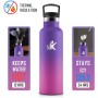 KollyKolla Botella Termica Niños 500ml, Botella Agua con Pajita, Fácil de Limpiar, Reutilizable, Cantimplora Termica, Sin BPA, a
