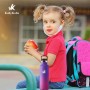 KollyKolla Botella Termica Niños 500ml, Botella Agua con Pajita, Fácil de Limpiar, Reutilizable, Cantimplora Termica, Sin BPA, a