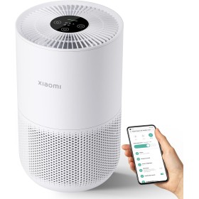 Xiaomi Mi Air Purifier 4 Compact True HEPA H13 3-Stage Filter System Removes 99.97% of Contaminants as Small as 0.3 Microns,