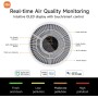Xiaomi Mi Air Purifier 4 Compact True HEPA H13 3-Stage Filter System Removes 99.97% of Contaminants as Small as 0.3 Microns,