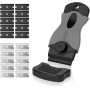 Flintronic Rascador, Rasqueta para Vitrocerámica Multiusos, 1 Rasqueta Multiusos Profesional, con 20 Cuchillas para Ventanas,