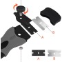 Flintronic Rascador, Rasqueta para Vitrocerámica Multiusos, 1 Rasqueta Multiusos Profesional, con 20 Cuchillas para Ventanas,