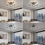 Comely Lamparas de Techo, Modernas Plafon LED 60W 6750LM, Blanco frío 6500K, Diseño Forma de Flor Lampara de Techo Para