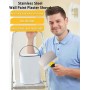 TPZORJX 1 espátula curvada para masilla, espátula para masilla espátula de acero inoxidable con mango de plástico para yeseros,