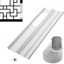 Portable Air Conditioner Window Kit, Air Conditioner Window Adapter, Adjustable Window Sealed Plate for Mobile Air Conditioner,