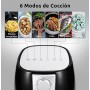 NK Digital Oil-Free Fryer 2L – Hot Airfryer, Easy to Use, 6 Programs, Non-Stick Coating, 1000W, Temperature Adjustable up to