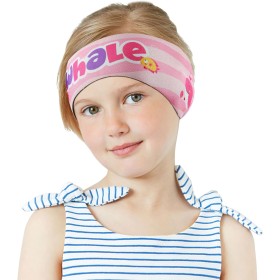 MoKo Diadema de Natación Impermeable, Banda Cabeza Ajustable Antideslizante Protección Orejas Cabello Fijación de Tapones Patrón