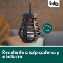 Antena TV Interior 2025 - Recepción 360°, Base Magnética, 300+ Millas, Compatible 4K/1080P, Freeview, Fácil Instalación, para