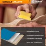 SpeTool Rollo de papel de lija de 70 mm x 8 m, grano 240, PSA Langbahn - Rollo de papel de lija autoadhesivo de óxido de