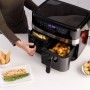 Taurus - Oil Free Air Fryer Digital Duo 9L | 2,600W | Double Basket 4.5L | 12 Preset Programs | Digital Timer 60 mins | Touch
