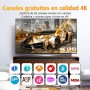 Antena TV Interior 2025 - Recepción 360°, Base Magnética, 300+ Millas, Compatible 4K/1080P, Freeview, Fácil Instalación, para