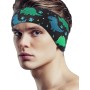 MoKo Diadema de Natación Impermeable, Banda Cabeza Ajustable Antideslizante Protección Orejas Cabello Fijación de Tapones Patrón