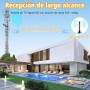 Antena TV Interior 2025 - Recepción 360°, Base Magnética, 300+ Millas, Compatible 4K/1080P, Freeview, Fácil Instalación, para