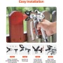 VEVOR Pistola Pulverizadora de Pintura Sin Aire de Alta Presión de 3600 PSI con 5 Puntas, Juego de Pistola Pulverizadora Sin