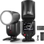 NEEWER Z2 PRO-S 2.4G TTL Flash Cabeza Redonda Speedlite Compatible con Sony, Inalámbrico Compatible con Godox, 76Ws 1/8000s HSS,