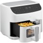 MEDION P20 XXL Heißluftfritteuse mit 2 Kammern (8.7 Liter, Airfryer, 2,600 Watt, Double Camper, 9 Automatikprogramme, 2