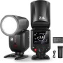 NEEWER Z2 PRO-S 2.4G TTL Flash Cabeza Redonda Speedlite Compatible con Sony, Inalámbrico Compatible con Godox, 76Ws 1/8000s HSS,