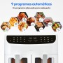 MEDION P20 XXL Heißluftfritteuse mit 2 Kammern (8.7 Liter, Airfryer, 2,600 Watt, Double Camper, 9 Automatikprogramme, 2