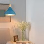 iDEGU Lámpara de Techo Retro LED Lámpara Colgante Moderna Estilo Gota E27 Iluminación de techo Vintage en Madera Metal Lámpara