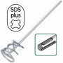 Mezclador de Pintura y Yeso 120 mm | Mezclador de mortero rosca SDS Plus- Varilla Mezcladora accesorio de Taladro 120 mm -