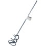 Mezclador de Pintura y Yeso 120 mm | Mezclador de mortero rosca SDS Plus- Varilla Mezcladora accesorio de Taladro 120 mm -