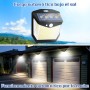 Solar Luz LED Exterior Movimiento: 248 LED Luces Solares 6 Paquete IP65 Impermeable Sensor de Movimiento 270° Foco Solar