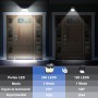 Solar Luz LED Exterior Movimiento: 248 LED Luces Solares 6 Paquete IP65 Impermeable Sensor de Movimiento 270° Foco Solar