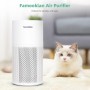 FAMOOKLAN Allergic Air Purifier with H13 HEPA Filter, Air Quality Indicator, 5 Speed Levels, Removes 99.97% of Odors, Dust and