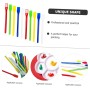 OATIPHO Varillas De Plástico Para Remover Pintura Herramientas Para Barra De Color De