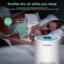 FAMOOKLAN Allergic Air Purifier with H13 HEPA Filter, Air Quality Indicator, 5 Speed Levels, Removes 99.97% of Odors, Dust and