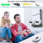Tokluck Soporte Pared para PS5/ Slim, Soporte PS5 con Ventilador de Refrigeración y Cargador de Mando para Playstation 5, Base