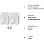 MEIRRAI 2 Pieces Remote Control Holder, Universal Self Adhesive Wall Organizer for Air Conditioning and Refrigerator, Remote