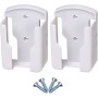 MEIRRAI 2 Pieces Remote Control Holder, Universal Self Adhesive Wall Organizer for Air Conditioning and Refrigerator, Remote