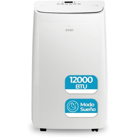 Svan Portable Air Conditioner, 9000 BTU SAAP900F Cool Only, Touch LED Display, Timer, Remote Control, Window Installation Kit