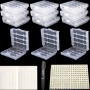 RUNCCI-YUN 12 Piezas Organizador para Pilas,Caja de Batería para AA y AAA,Caja de Batería de Plástico,Caja de Almacenamiento