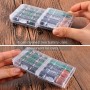 RUNCCI-YUN 12 Piezas Organizador para Pilas,Caja de Batería para AA y AAA,Caja de Batería de Plástico,Caja de Almacenamiento