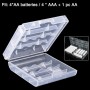 RUNCCI-YUN 12 Piezas Organizador para Pilas,Caja de Batería para AA y AAA,Caja de Batería de Plástico,Caja de Almacenamiento