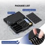 KIWIFOTOS Funda de Transporte de batería de Gran Capacidad, 42 Ranuras para baterías CR2032, CR2016, CR2025, CR2320, CR2325,