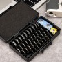 KIWIFOTOS Funda de Transporte de batería de Gran Capacidad, 42 Ranuras para baterías CR2032, CR2016, CR2025, CR2320, CR2325,