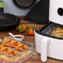 Air Fryer Grates, Air Fryer Stackable Grates, Square Air Fryer Grate, 3 Stackable Dehydrator Grates, Air Fryer Grill for