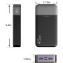 JUOVI Banco de energía portátil J2621, batería de 20000 mAh, Carga rápida de 45 W, Compatible con Switch, MacBook, Tablet, DELL,