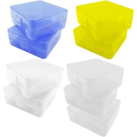 WYAN 9 Pcs 26650 Caja de Batería de Plástico,Contenedor de Caja de batería, Para guardar y organizar las pilas