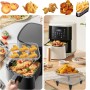 Air Fryer Grates, Air Fryer Stackable Grates, Square Air Fryer Grate, 3 Stackable Dehydrator Grates, Air Fryer Grill for