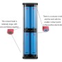 YiQinzcxg 18650 - Caja de almacenamiento de batería USB C de carga rápida con indicadores LCD, iluminación LED