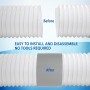 JOYUE Adapter for Portable Air Conditioning Pipe, Window Air Conditioning Pipe Adapter, ABS Air Conditioning Pipe Connector,